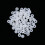 100 Set Diy Popgewrichten Plastic Wit 20Mm Speelgoed Accessoires 5