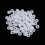 100 Set Diy Popgewrichten Plastic Wit 20Mm Speelgoed Accessoires 4