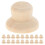 40 Unidades De Muñecos De Madera Sin Pintar Con Sombrero 4