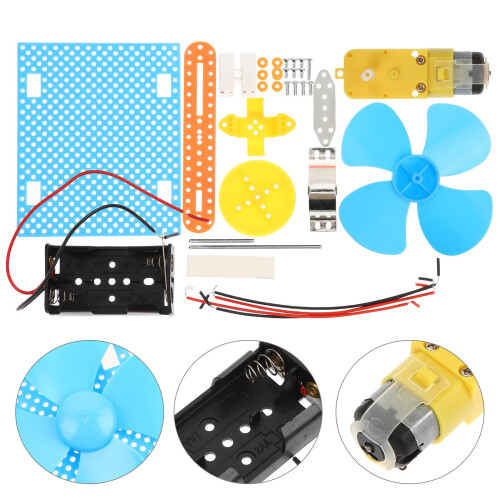1 Set Diy Elektrischer Lüfter Für Kinder Experiment 2