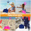 2 Draagbare Plastic Kinder Schoppen Voor Strand, Sneeuw, 7