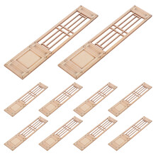 10St Bildschirm Modell Aus Holz Beige Geometrischer Stil