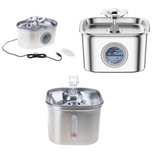 Automatic Cats Drinking Fountain Quiet Dog Waterer Bowl-1 1