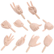 30 Stuks Valse Handdelen Kunststof Handgewrichten Voor Diy Pop