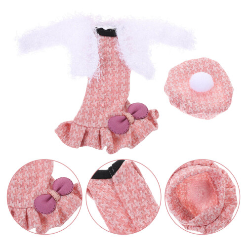 1 Set Decoratieve Popkleding Met Schattige Jurk En Compacte 2