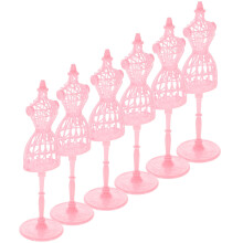 6Stk Puppenkleiderständer Mini Mannequin Für Puppenkleider