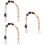 3St Handtas Vervangketting Resin Retro Multi Decoratief 7