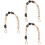 3St Handtas Vervangketting Resin Retro Multi Decoratief 6