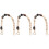 3St Handtas Vervangketting Resin Retro Multi Decoratief 4