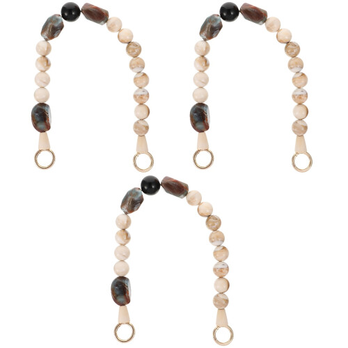 3St Handtas Vervangketting Resin Retro Multi Decoratief 2