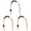 3St Handtas Vervangketting Resin Retro Multi Decoratief 2