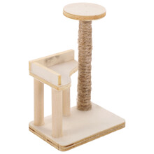 4Stk Mini Katzenbaum Aus Holz Für Puppenhaus 1:12