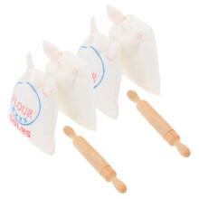 2 Sets Mini Meelzak Speelgoed Miniatuur Keuken Rekwisiet
