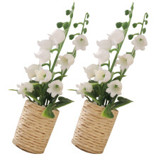 10 Mini Blumenkübel Mit Künstlicher Hyazinthe Für Puppenhaus