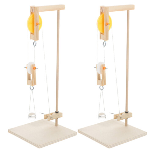 4 Sets Physik Kit Rollenmodell Lernhilfe Experimentier Rollenblock 1