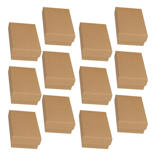 48Stk Retro Schmuckbox Kraftpapier Mit