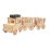 Diy Trein Speelgoed 3D Model Kit Educatief Bouwset Ongeverfd 10