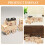 Diy Trein Speelgoed 3D Model Kit Educatief Bouwset Ongeverfd 9