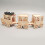Diy Trein Speelgoed 3D Model Kit Educatief Bouwset Ongeverfd 4