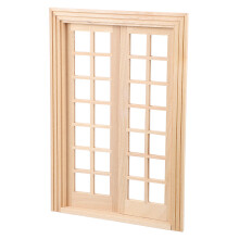 4 DIY Tür Modell Verzierung Holz Mini Möbel Fotoprop