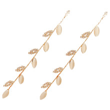 4Paare Goldene Damen Ohrhänger Leicht Für Party