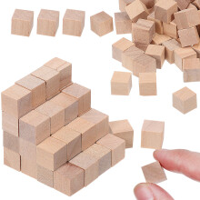 400 Stk. Unbearbeitete Holzwürfel Bastelwürfel Für Pädagogik