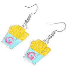 2Paare Kreative French Fries Ohrhänger Bunt Damen Für Party