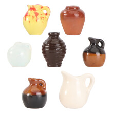 14 Teile Mini Vase Keramik Mikro Landschaftsdekoration Zufällige Farbe