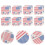25 Amerikaanse Tijdelijke Stickers 6