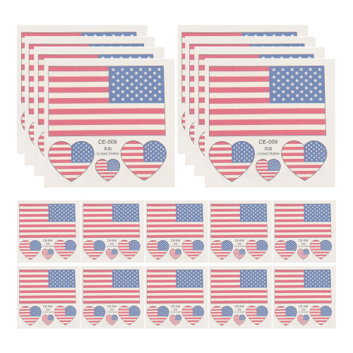 25 Amerikaanse Tijdelijke Stickers 1