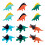16 Kinder Radiergummis Mit Dinosaurier 7