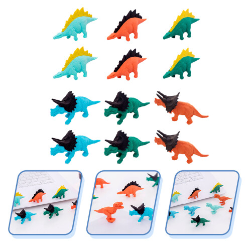16 Kinder Radiergummis Mit Dinosaurier 1