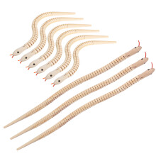 9 Piezas Serpientes Mecedoras De Madera Flexible Para Pintar