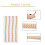 9 Piezas Serpientes Mecedoras De Madera Flexible Para Pintar 10