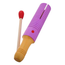 Holz Guiro Instrument Mit Schlägel Für Kinder Musikalische Früherziehung