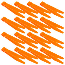 100Stk Schulpinzetten Plastik Für Kinder Orange Feinmotorische Übungen