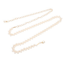 Witte Kunststof Parel Tailleketting Stijlvol En Praktisch