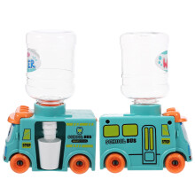 2Stk Schullbus Modell Mini Wasserspender Pädagogisches Spielzeug