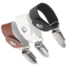 3St Multifunctionele Leren Hoedclips, Voor En Handtassen