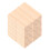 200 Unidades De Bloques De Madera Sin Acabar Para Construcción 3