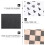 2 Set Klappbares Magnet Schach Kompakt Premium 8