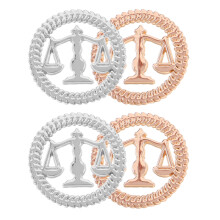 4 Pcs Pin Justice Lawyer: Broche Juez Estudiantes
