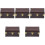 5Stk Mini Koffer Reisekoffer Vintage Modell 5