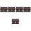 5Stk Mini Koffer Reisekoffer Vintage Modell 6