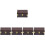 5Stk Mini Koffer Reisekoffer Vintage Modell 7