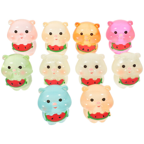 20 Harz Mini Schwein Figuren Für Landschaft 1