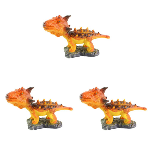 3Pcs Anquilosaurio Decorativo Con Movimiento 1
