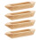 4Stk Ruderboot- : Holz Kanu, Unbemalt 1