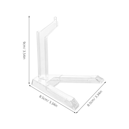 4 Unidades Soporte Transparente Para De Acción Base Flexible 2