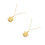 2Ud Vintage De Bolsillo Dorado Retro Con 2